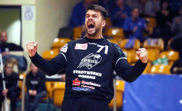 der Torwart des DRHV jubelt