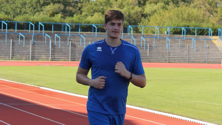 Oliver Seidler beim Lauftraining Saison 2020/21