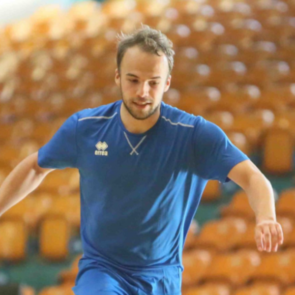 Vincent Sohmann beim Trainingsauftakt
