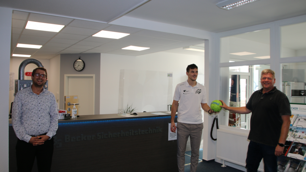 Sponsorentermin bei Becker Sicherheitstechnik