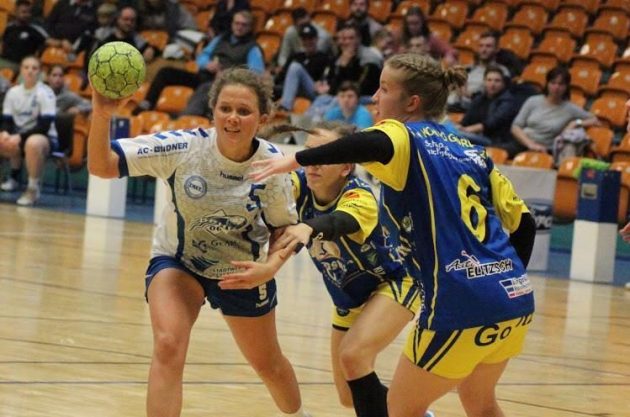 lea-goedde-saison1920-0920 Lea Gödde im Speil gegen Koweg Görlitz in der Saison 2019/20