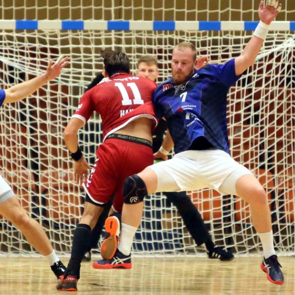 Abwehr des DRHV gegen den VfL Lübeck-Schwartau