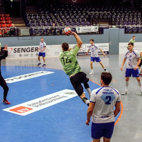 Defensive gegen den TV Emsdetten