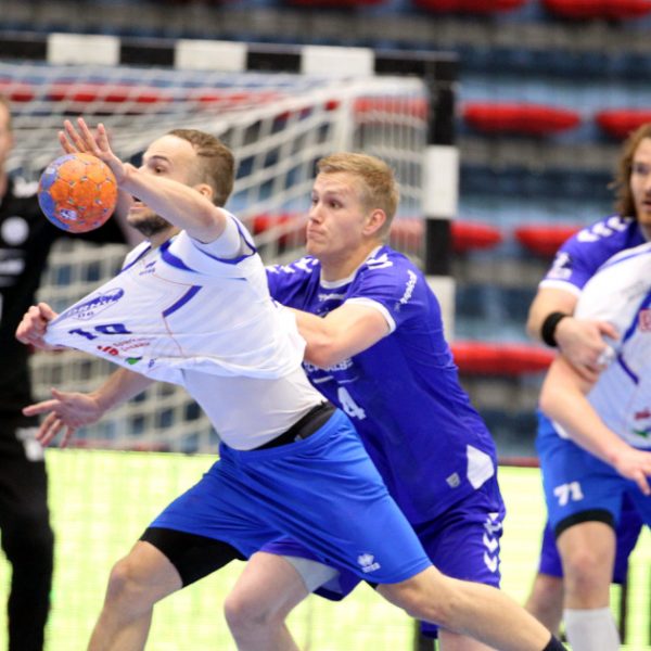 Vincent Sohmann im Angriff gegen den VfL Gummersbach