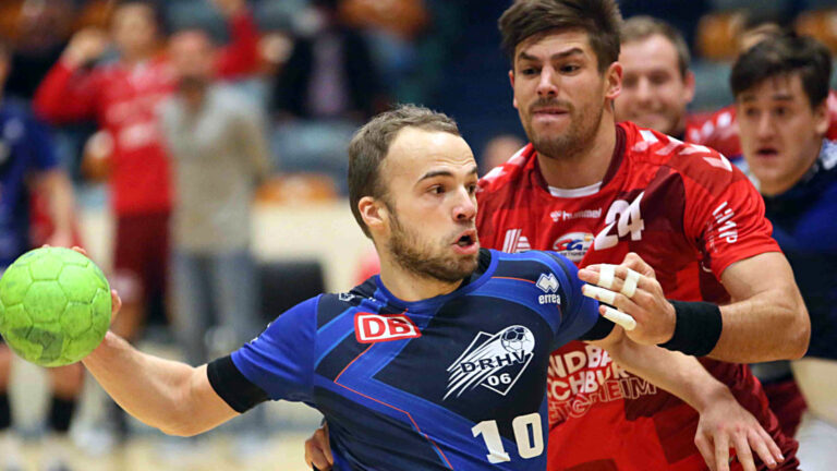 Vincent Sohmann im Spiel gegen die SG BBM Bietigheim