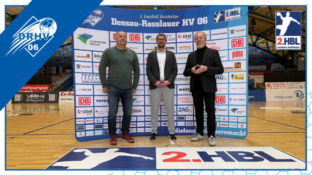 Ralf Theumer, Hubert Ernst und Sebastian Glock im März 2021