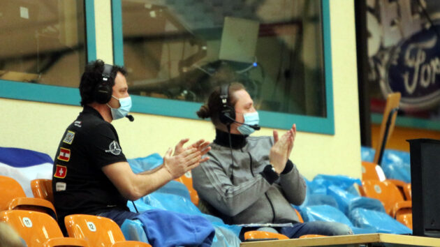 DRHV-Kommentatoren Steffen Tiede und Robert Ralph in der Saison 2020/21