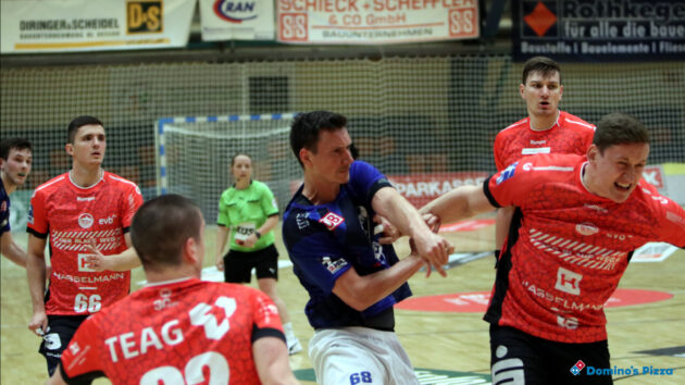 Max Emanuel im Spiel gegen den ThSV Eisenach in der Saison 2020/21