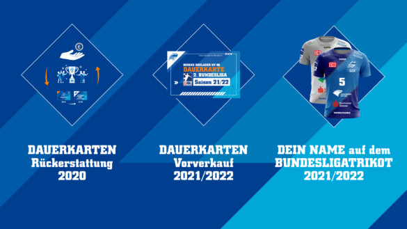 Grafik Dauerkartenrückerstattung, Trikotaktion, Start Dauerkartenverkauf 2020/21