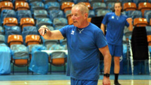 DRHV-Trainer Uwe Jungandreas beim Trainingsauftakt 2021/22