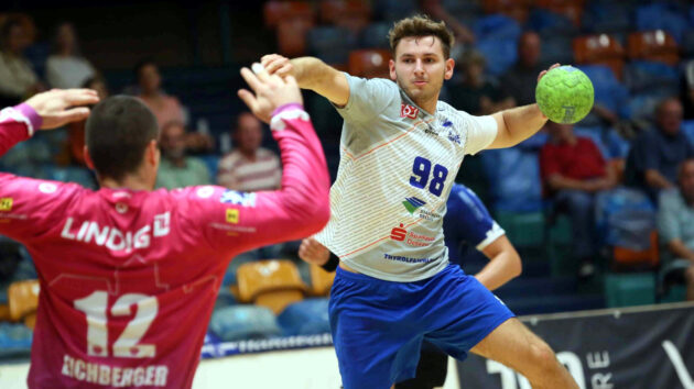 pust-eisenach-0921 Yannick-Marcos Pust beim Spiel gegen den ThSV Eisenach Saison 2021/22