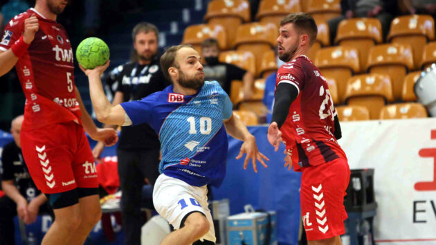 Vincent Sohmann im Spiel gegen die Eulen Ludwigshafen Saison 2021/22