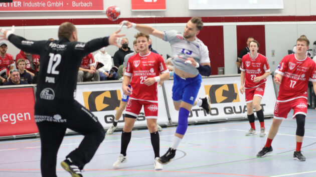 Tim Bielzer im Spiel gegen den TuS Ferndorf Saison 2021-22