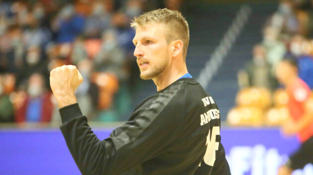 ambrosius-emsdetten-1121 Philip Ambrosius im Spiel gegen den TV Emsdetten Saison 2021-22