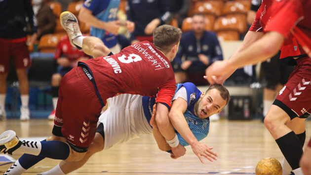 sohmann-bietigheim-1121 Vincent Sohmann im Spiel gegen die SG BBM Bietigheim Saison 2021-22