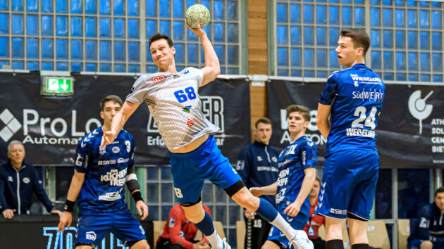 emanuel-bietigheim-0222 Max Emanuel beim Rückspiel in Bietigheim Saison 20211/22