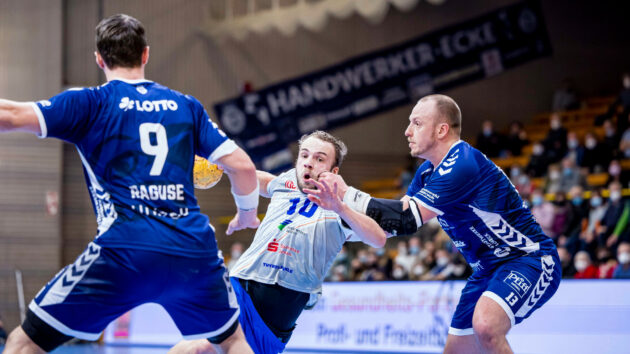 Vincent Sohmann im Spiel beim VfL Lübeck-Schwartau Saison 2021/22