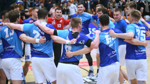 spieler-rostock-0422 Nach dem Erfolg über den HC Empor Rostock Saison 2021/22