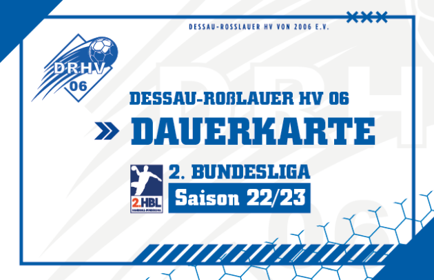 DRHV 06 Dauerkarte 2022/2023 Vorderseite