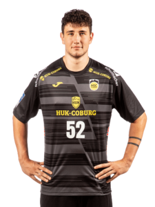 Justin Kurch im Trikot des HSC 2000 Coburg Saison 2021/22