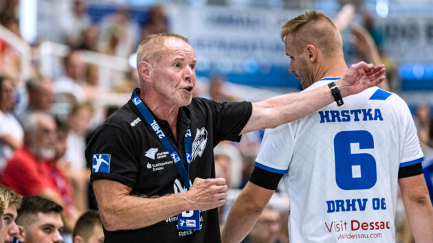 vb-hagen-jungandreas-0922 DRHV-Trainer Uwe Jungandreas im Spiel gegen den TSV Bayer Dormagen Saison 2022/23