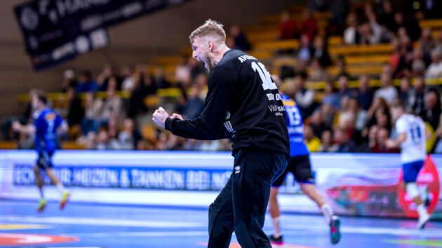 vorbericht-grosswallstadt-1022 Philip Ambrosius im Spiel gegen den VfL Lübeck-Schwartau Saison 2022/23