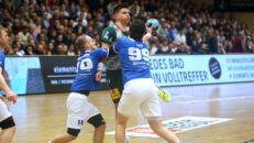 DRHV-Defensive im Pokalspiel gegen den TSV Hannover-Burgdorf Saison 2022/23