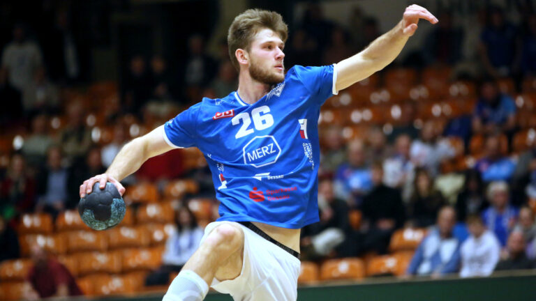 vorbericht-potsdam-1222 Yannick Danneberg im Spiel gegen die HSG Konstanz Saison 2022/23