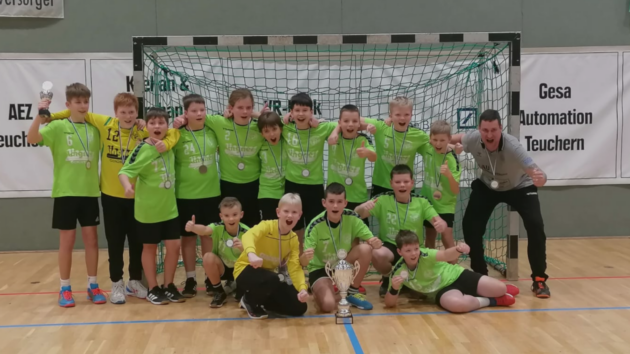 Siegerfoto männliche D-Jugend beim Burgenlandturnier 2023