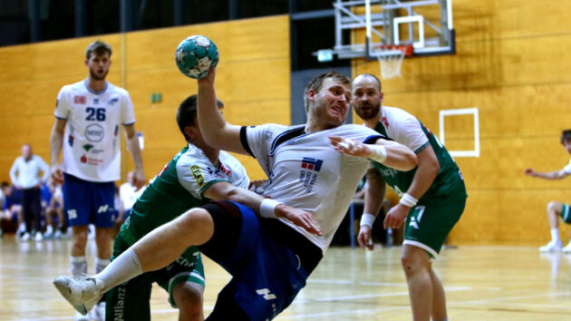 spielabsage-md-0123 Patrick Gempp im Spiel gegen den SC DHfK Leipzig, Testspiel Januar 2023