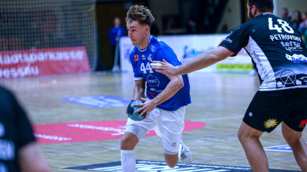 vertrag-bones-0223 Paul Bones im Spiel gegen den TuS N-Lübbecke Saison 2022/23