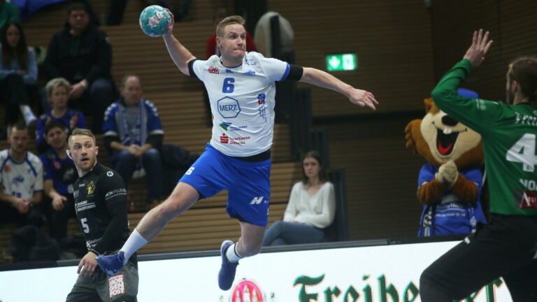 vorbericht-testspiele-0123 Jakub Hrstka im Spiel gegen den HC Elbflorenz Dresden Saison 2022/23