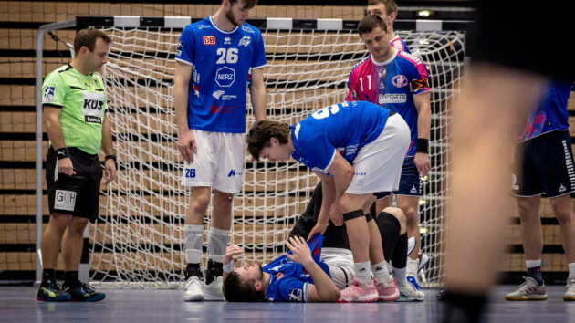 spielbericht-motor-0323 Timo Löser im Spiel in Düsseldorf gegen HC Motor Zaporizhzhia Saison 2022/23