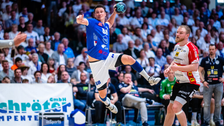 vorbericht-bietigheim-0523 Max Emanuel im Spiel gegen den ThSV Eisenach Saison 2022/23