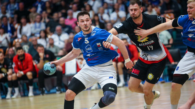 vorbericht-konstanz-0523 Timo Löser im Spiel gegen TuS N-Lübbecke Saison 2022/23