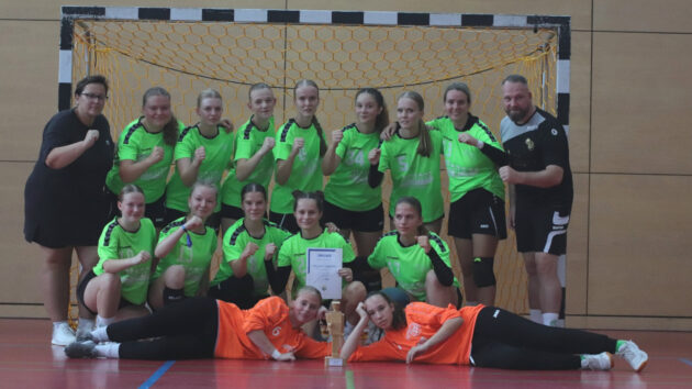 weibliche B-Jugend beim Turnier in Wolfen 2023