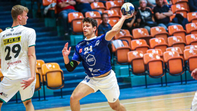 Oskar Emanuel in der Vorbereitung der Saison 2023/24 beim DRHV 06