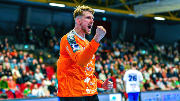 spielbericht-minden-1023 Philip Ambrosius im Spiel gegen GWD Minden Saison 2023/24