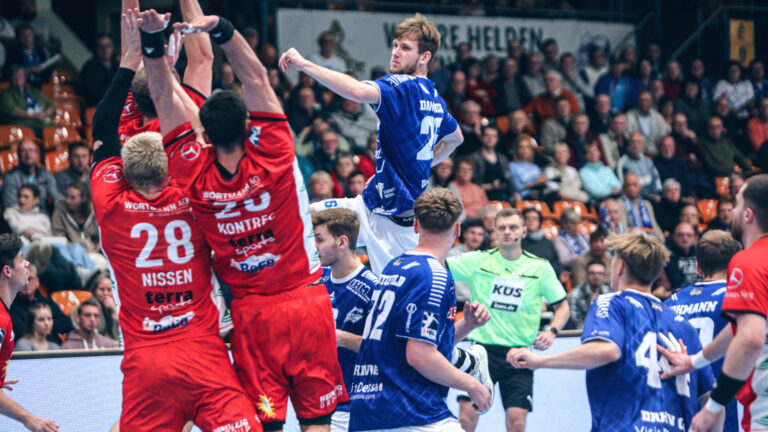 spielbericht-lübbecke-1123 Yannick Danneberg im Spiel gegen den TuS N-Lübbecke Saison 2023/24