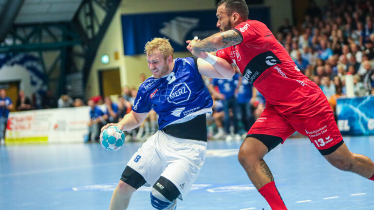 gempp-großwallstadt-0124 Patrick Gempp im Spiel gegen die MT Melsungen im DHB-Pokal Saison 2023/24