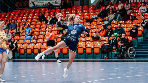 Sandra Hildebrandt im Spiel gegen den HC Leipzig II