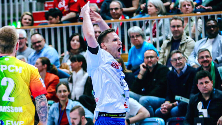 vorbericht-lübeck-schwartau-0224 Jakub Hrstka im Spiel gegen den 1. VfL Potsdam Saison 2023/24