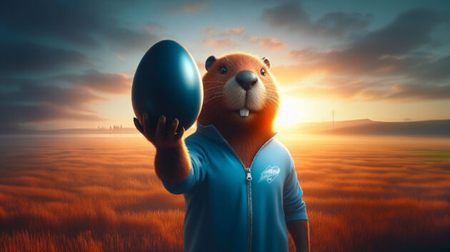 drhv06-biber-mit-osterei-16-9 Frohe Ostern 2024