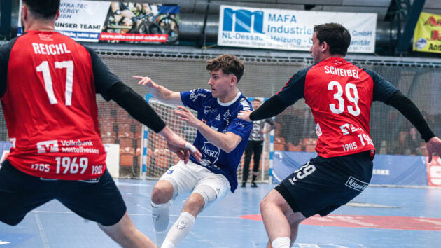 bones-wechsel-0424 Paul Bones im Spiel gegen den TV 05/07 Hüttenberg Saison 2023/24