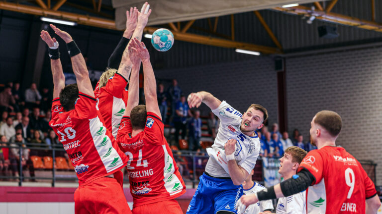 spielbericht-lübbecke-0424 Timo Löser Saison 2023/24 im Spiel beim TuS N-Lübbecke