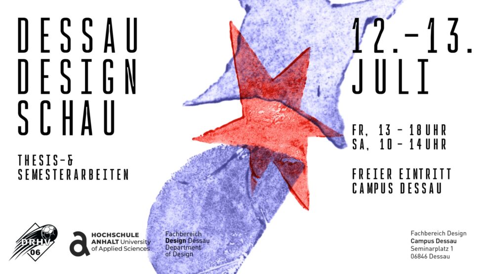 Plakat Dessau Design Schau 2024