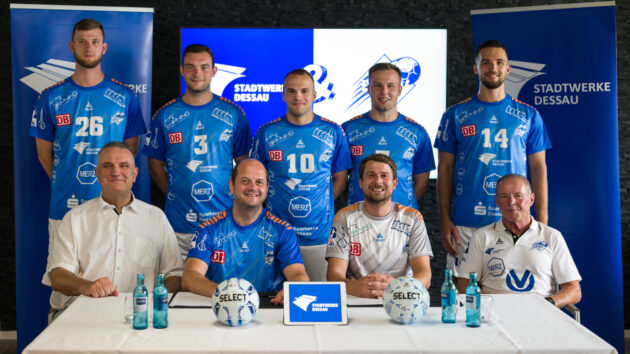 pk_stadtwerke_0724 Pressekonferenz mit den Stadtwerken Dessau Saison 2024/25