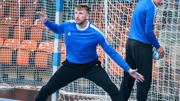 Philip Ambrosius in der Vorbereitung auf die Saison 2024/25