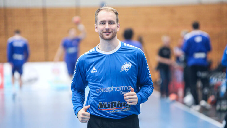 mohs_vorstellung_1024 Max Mohs beim Warm-up Saison 2024/25