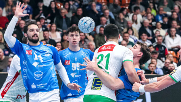vorbericht_bergischer_hc_1224 Jakub Powarzyński im Spiel gegen GWD Minden Saison 2024/25